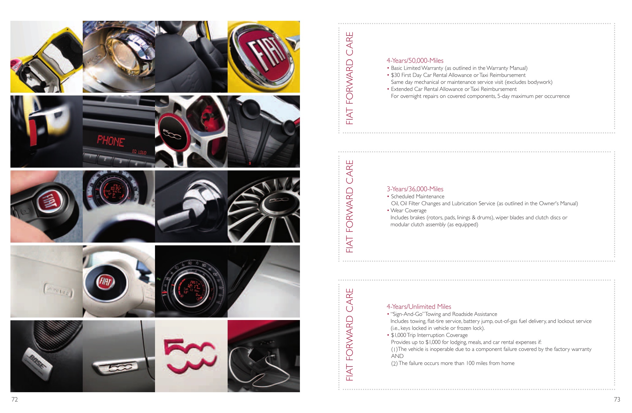 2012 Fiat 500 Brochure Page 20